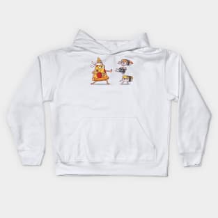 Pizza Vs Sushi Kids Hoodie